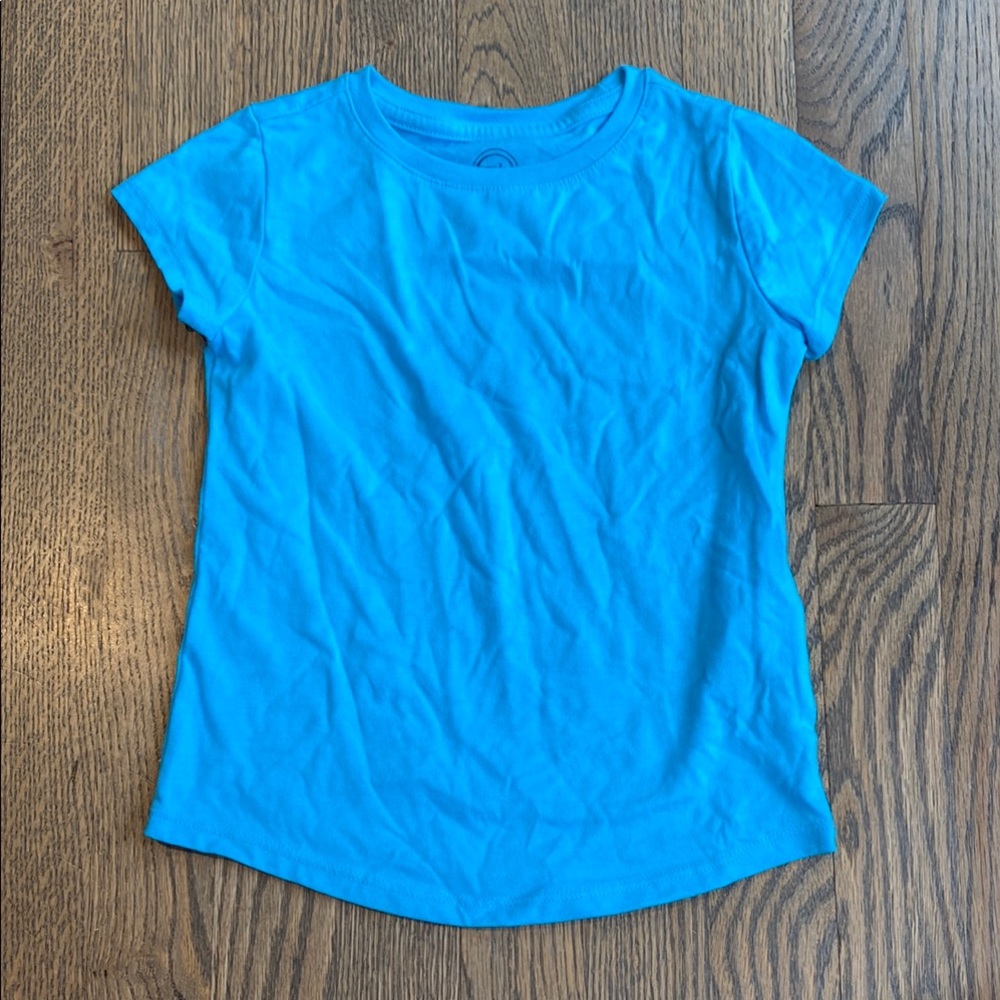 Girls Blue T-Shirt size XS 4-5